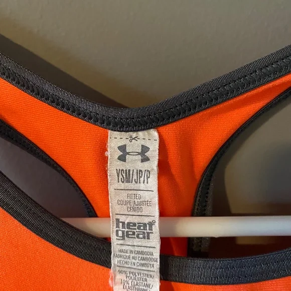 Under Armor Heat Gear Girls Sports Bra - Picture 3 of 3